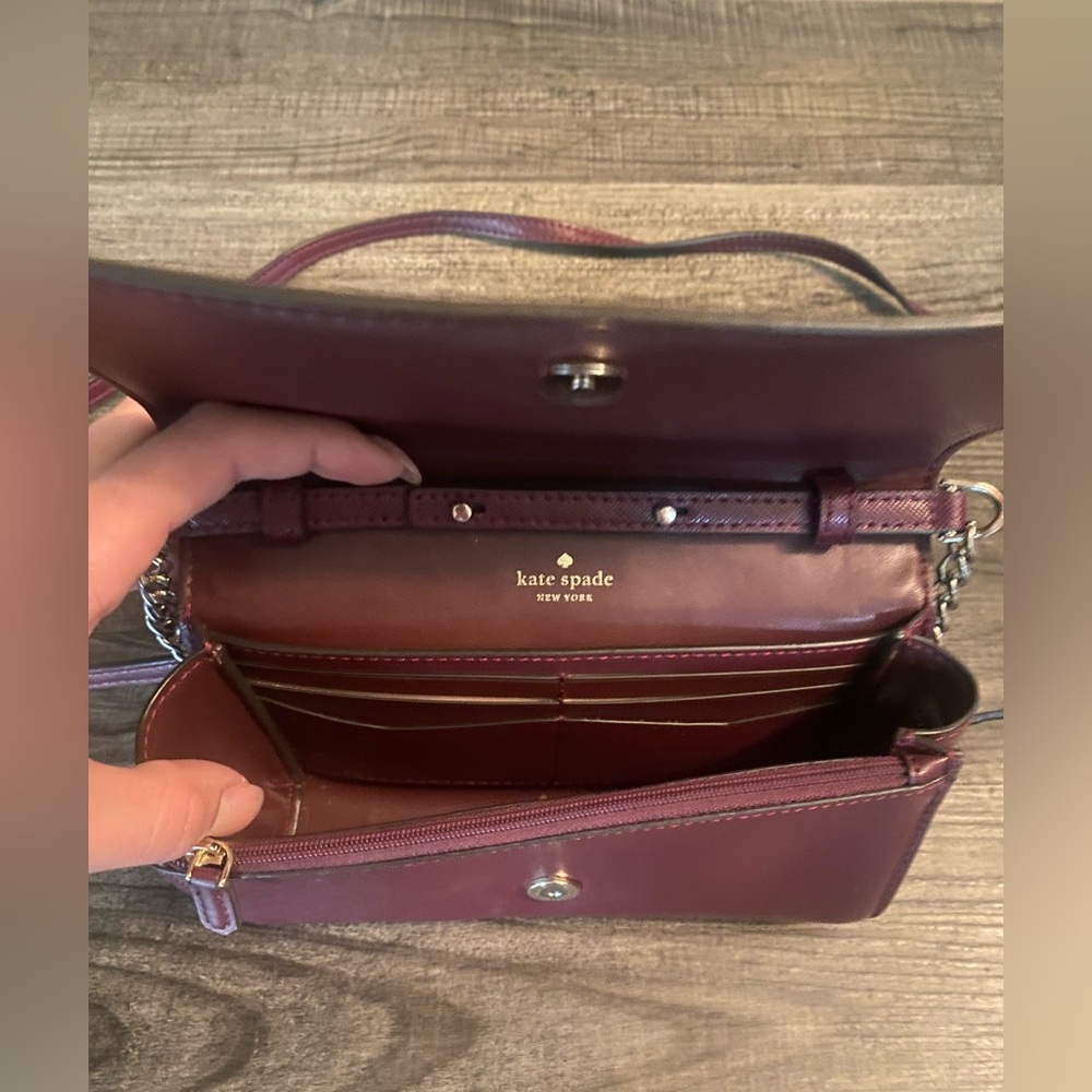 Kate Spade Deep Purple Crossbody Bag - Picture 2 of 3